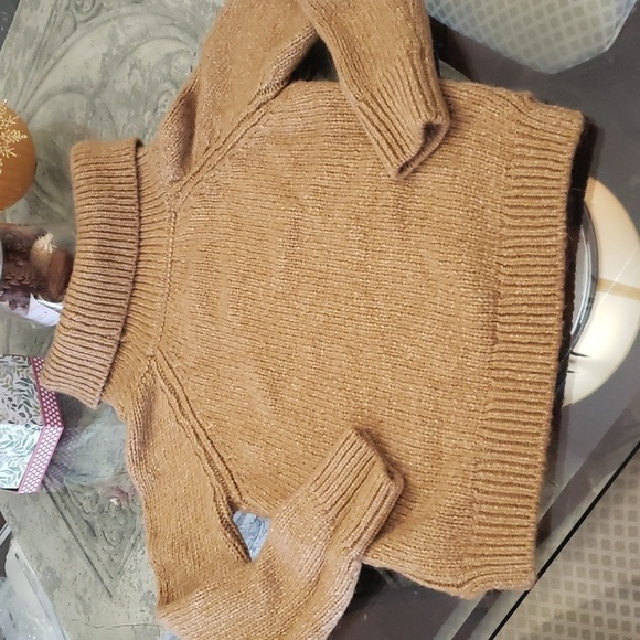 Massimo DUTTI CHUNKY BEIGE CABLE KNIT ALPACA WOOL BLEND SWEATER XS - Picture 7 of 7